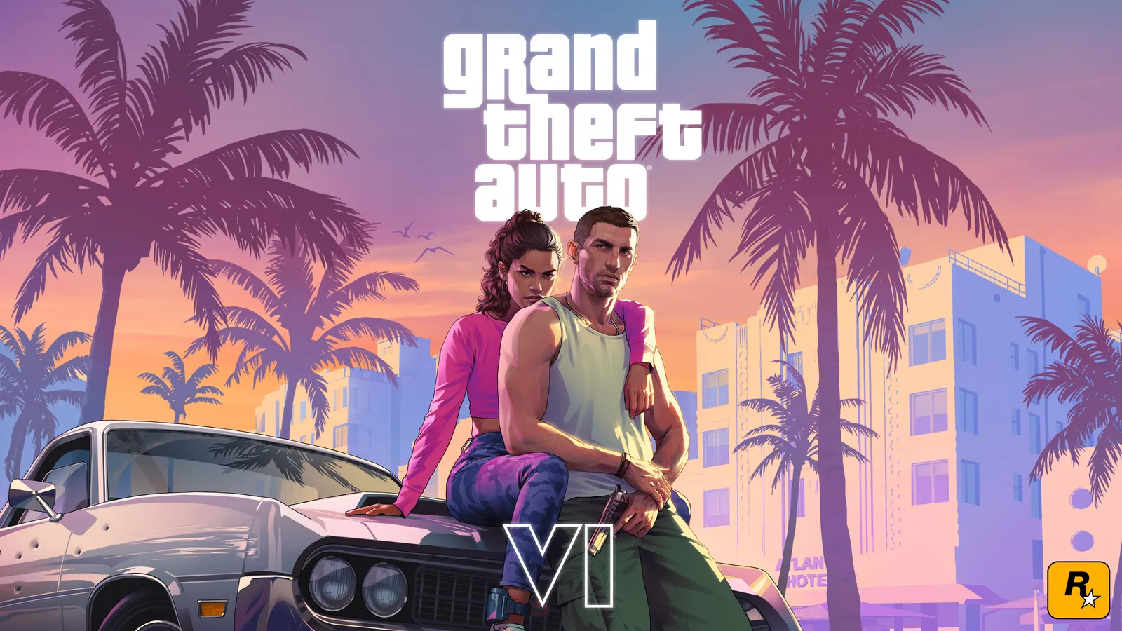 Jason and Lucia with logo — official Rockstar artwork