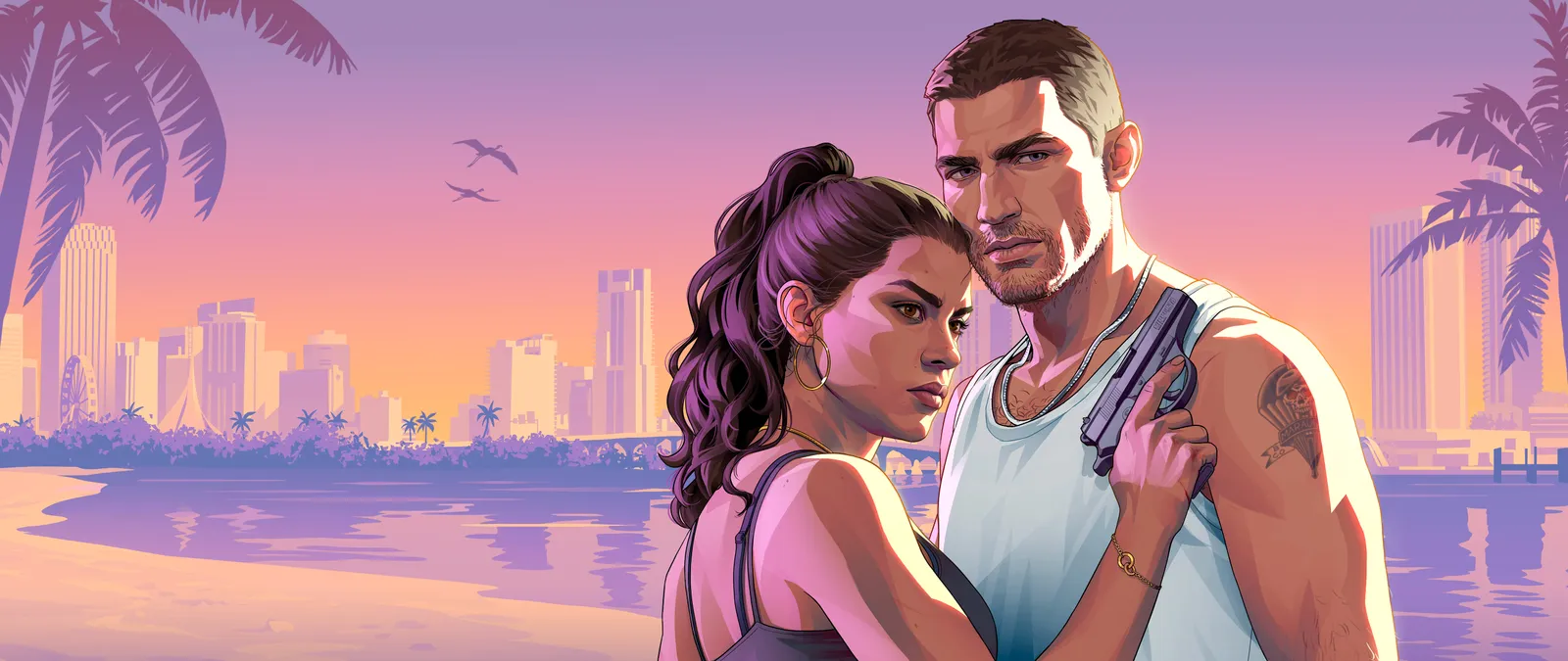 Lucia and Jason — official Rockstar artwork