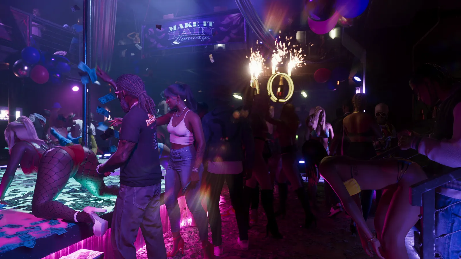 A Vice City strip club — official trailer screenshot