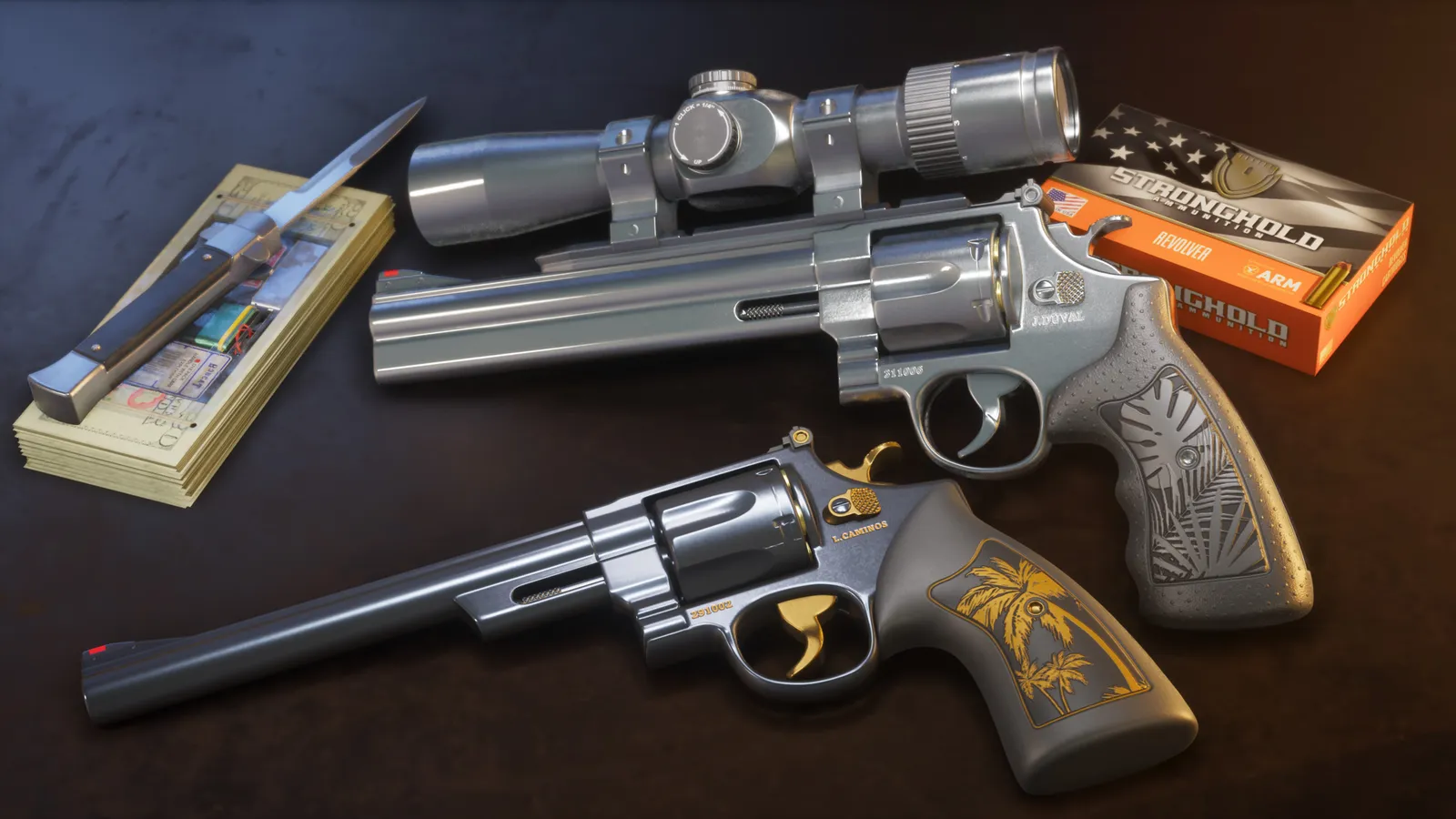 Hawk & Little Morgan Revolvers — official Rockstar press art