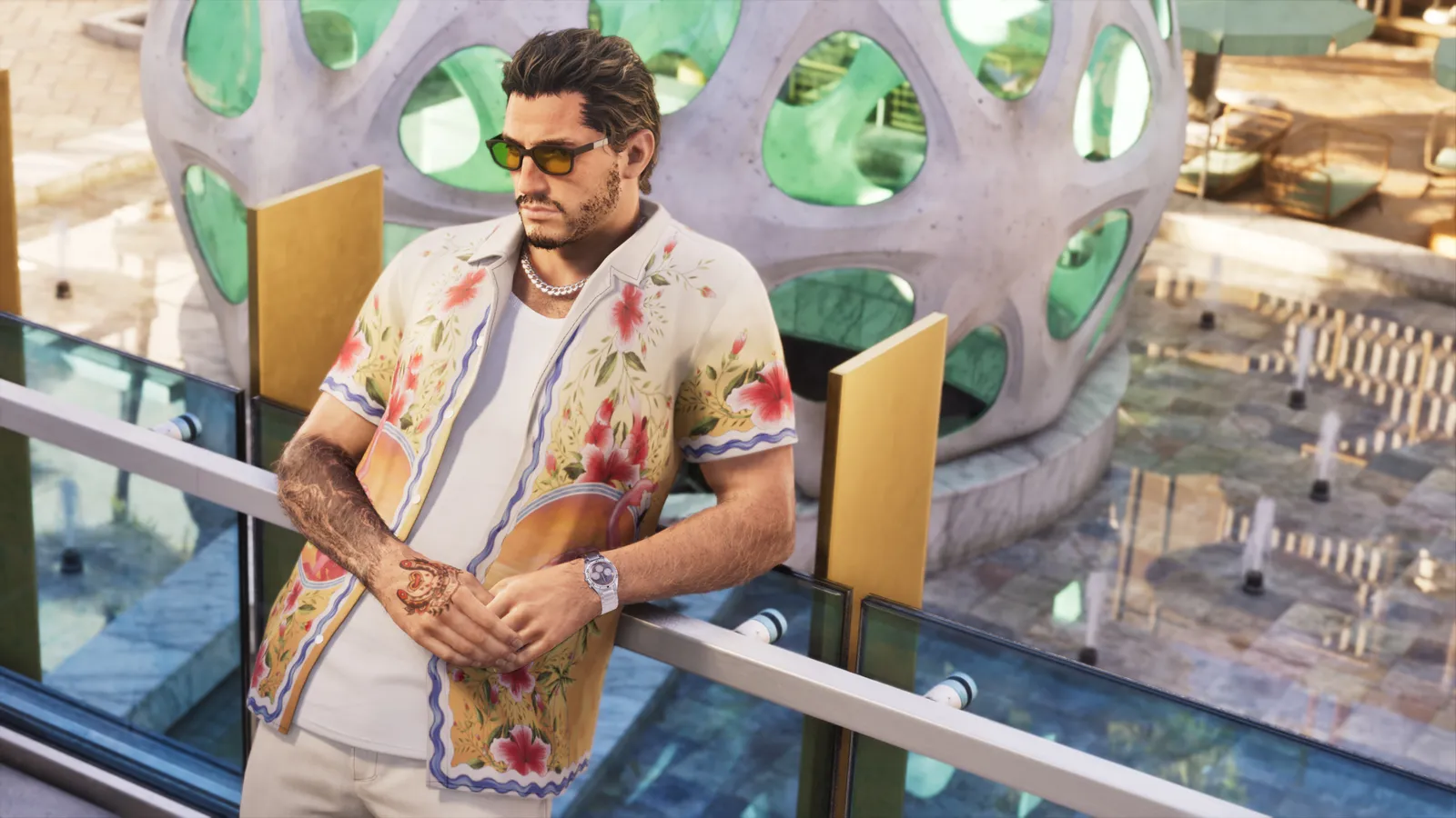 Vice City Style outfit — official Rockstar press art